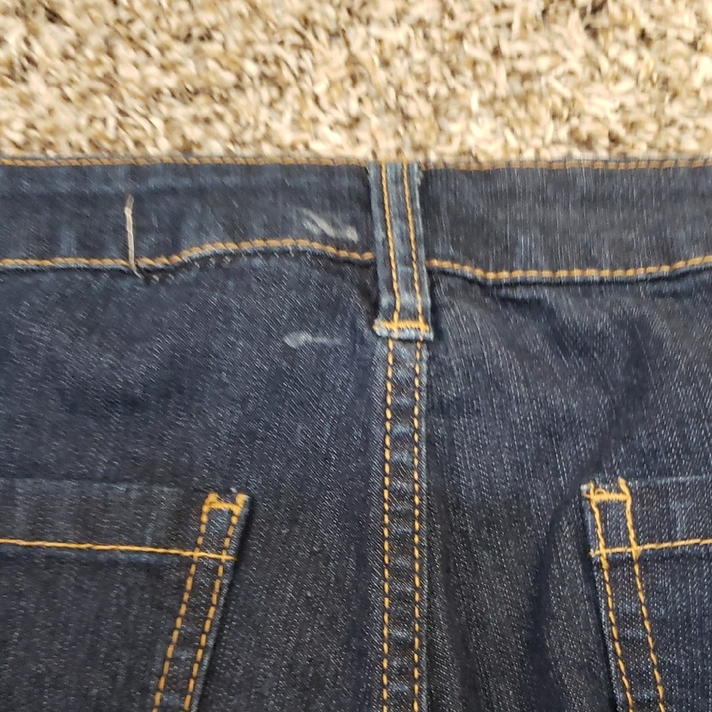 Daisy Fuentes Dark Blue Flare Jeans - Picture 10 of 10
